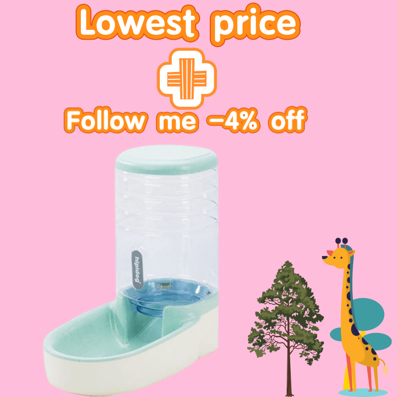 Pet Carer Tự Động Cho Chó Cưng Ăn Bát Thức Ăn Cho Mèo Hộp Đựng Thức Ăn Dung Tích Lớn 3,8L Thích Hợp Cho Chó Nhỏ Lớn