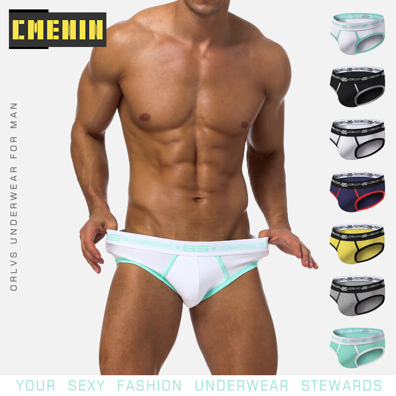 (1 Cái) thoải Mái Thun Quần Lót Nam Jockstrap Quần Đùi Phổ Biến Nam Bikini Quần Lót Quần Lót Nam Hoa Nam Innerwear BS106