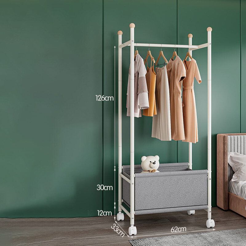 Coat rack floor drying rack bedroom simple household bag balcony drying clothes modern multifunctional rack