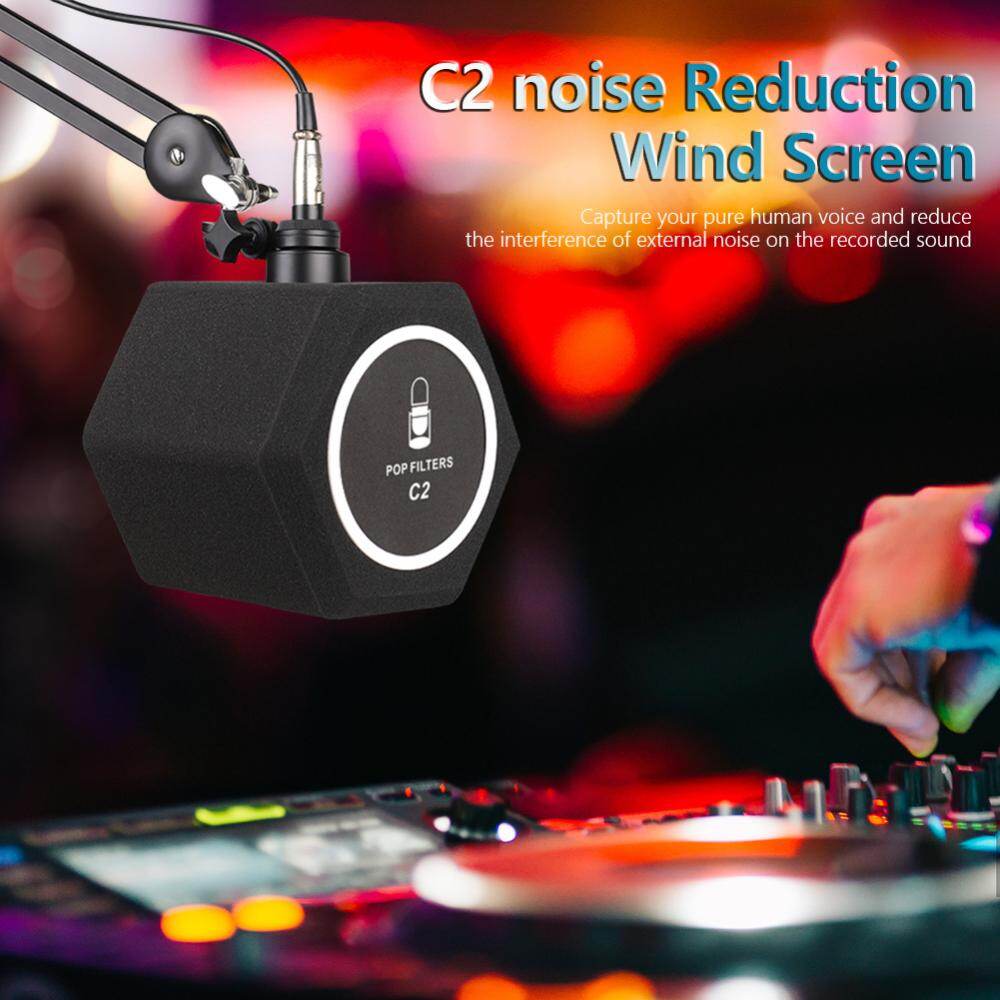 C2 Studio Screen Acoustic Filter Desktop Recording Microphone Noise Reduction