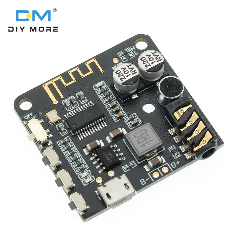 diymore Bảng Mạch Giải Mã Bluetooth 5.0 Mini Bộ Thu Âm Thanh BT5.0 PRO MP3 Lossless Mô-đun Khuếch Đại Âm Nhạc Stereo Không Dây Kèm Hộp