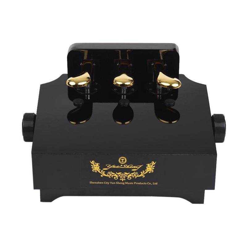 Black Piano Pedal Extender Bench for Kids with 3 Pedals Adjustable Height Beginners Children Piano Practice Aid Accessory Malaysia