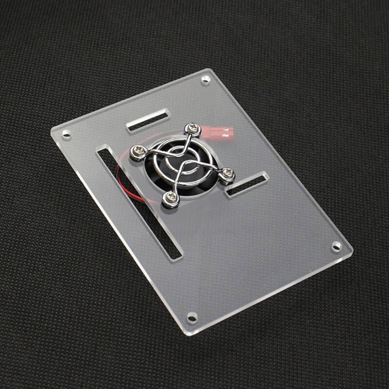 Raspberry Pi Rack Case with Raspberry Pi Heatsinks Stackable Case Stack Enclosure for Raspberry Pi 4/3/2 Model B