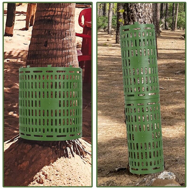 10 pack plastic plant tree trunk protectors easy flexible tree guard