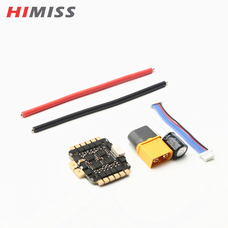Himiss rc 30a 4 in 1 mini brushless esc blheli_s 2-6s bec 5v 6.5g 20x20mm for fpv rc racing drone spare parts accessories