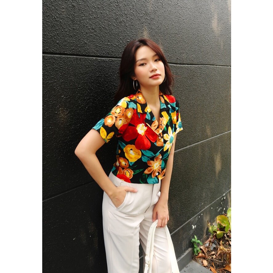 Áo Cổ Vest Dáng Lửng - AS22004 - BlazerSaigon