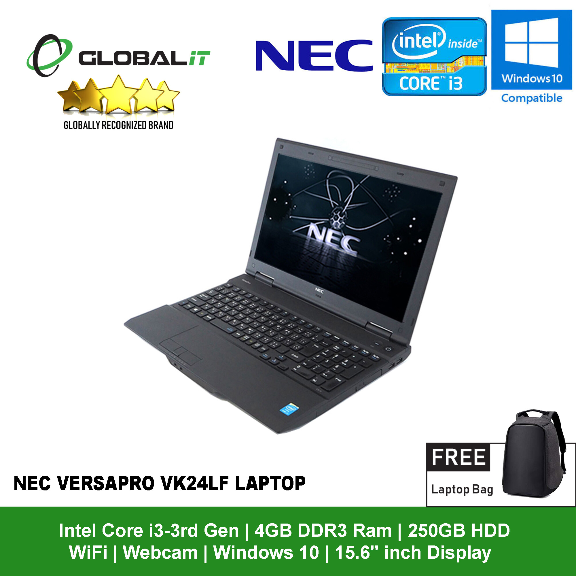 Refurbished Notebook) NEC VersaPro VK24LF Laptop / 15.6