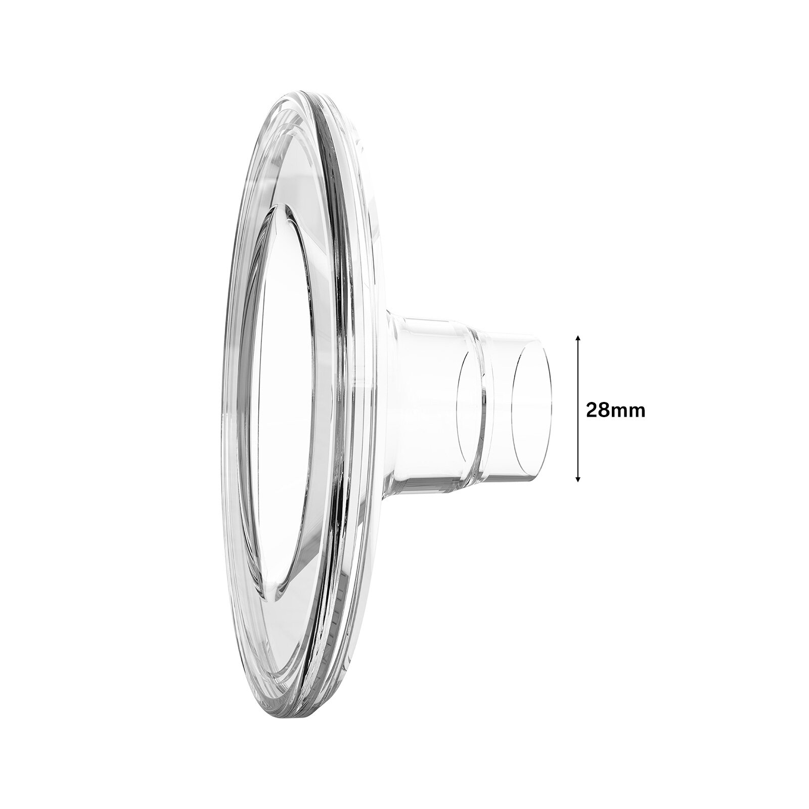 YOUHA Phụ Kiện Thay Thế Máy Hút Sữa Bằng Điện Bao Gồm 2 Chiếc Tấm Chắn Ngực 24Mm/28Mm Bằng Silicon Mềm Cấp Thực Phẩm Cho Máy Hút Sữa Đeo Được INS