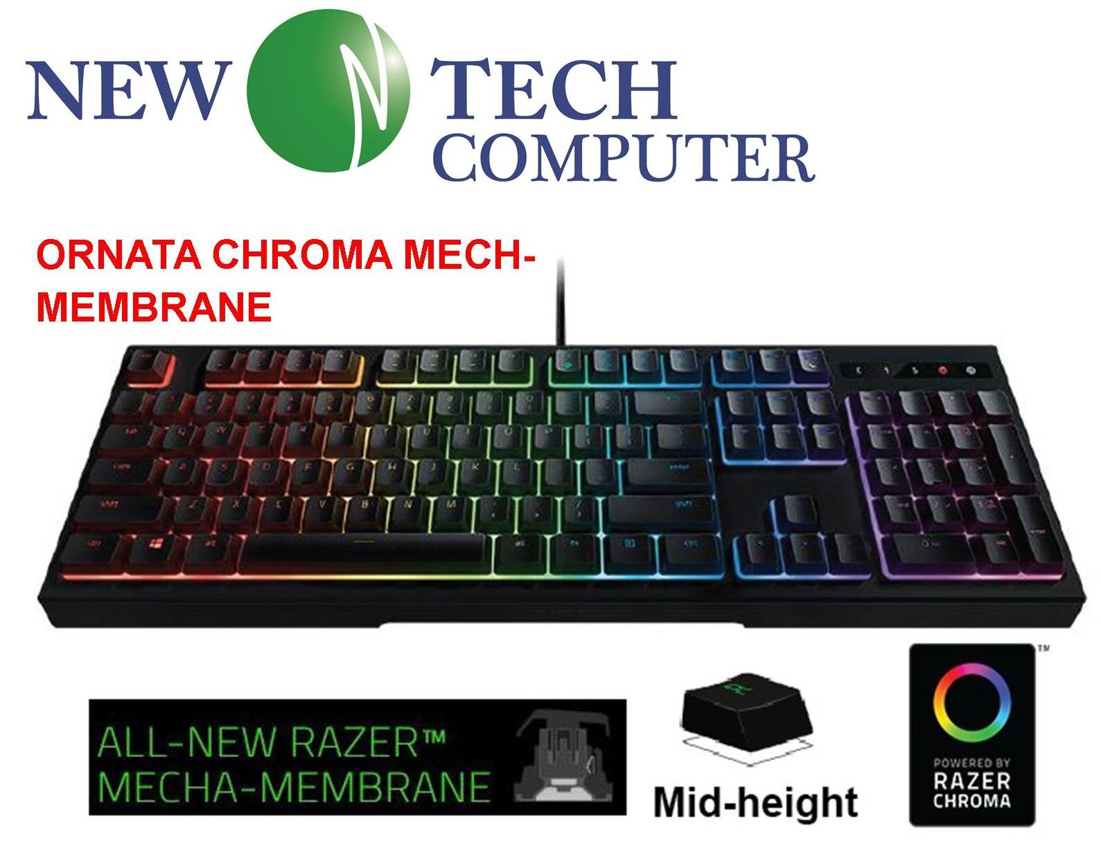 Razer Ornata Chroma (Razer MechaMembrane & Wrist Rest included) RZ03