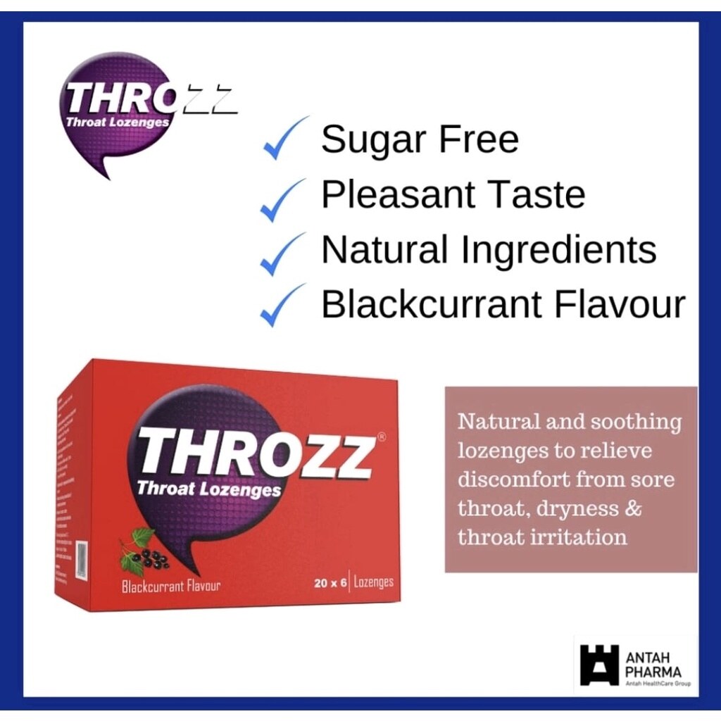 SALE ! Throzz Throat Lozenges (PRICE IS PER STRIP) Lazada