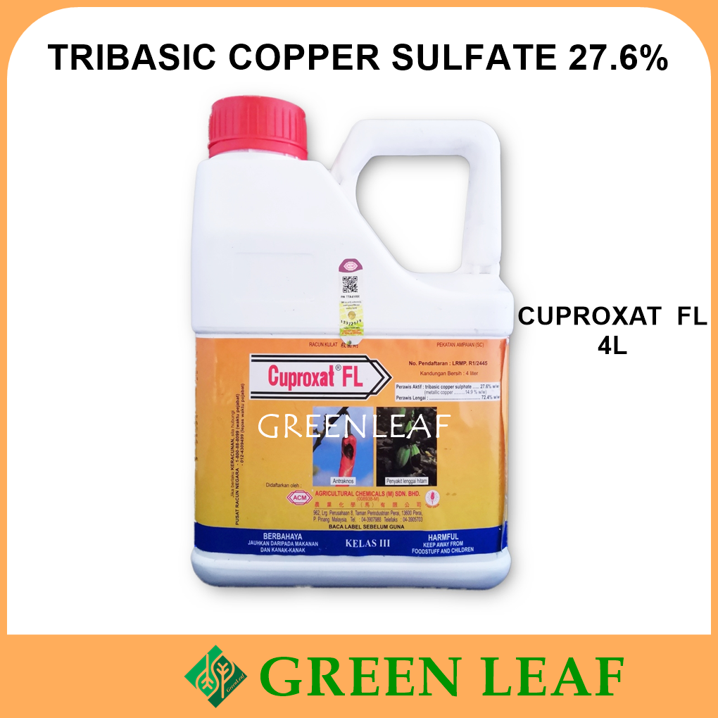 Cuproxat FL ACM Tribasic Copper Sulfate 27.6 Racun Kulat Kuprum