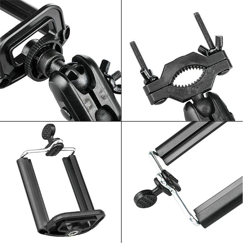 Car Phone Holder Adjustable Rear View Mirror Mount Stand for Mobile Phone GPS Display Bracket Accessories