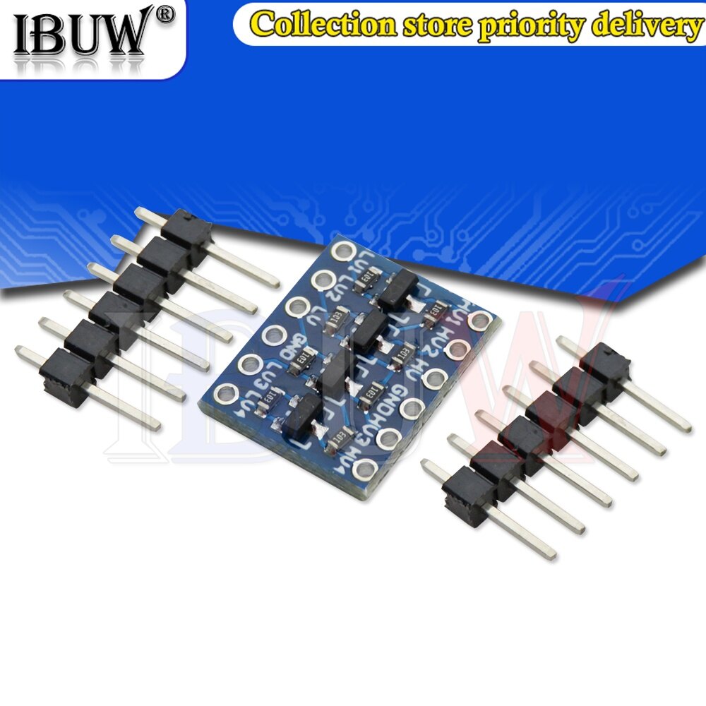 1 cái 4 kênh IIC I2C mạch chuyển đổi Mức logic Bi-directional mô-đun 5V đến 3.3V