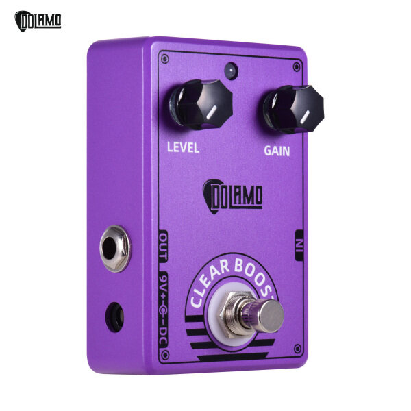 Dolamo D-6 Clear Boost Guitar Effect Pedal Purple Guitar Pedal Boost Effects True Bypass for Electric Guitar Malaysia