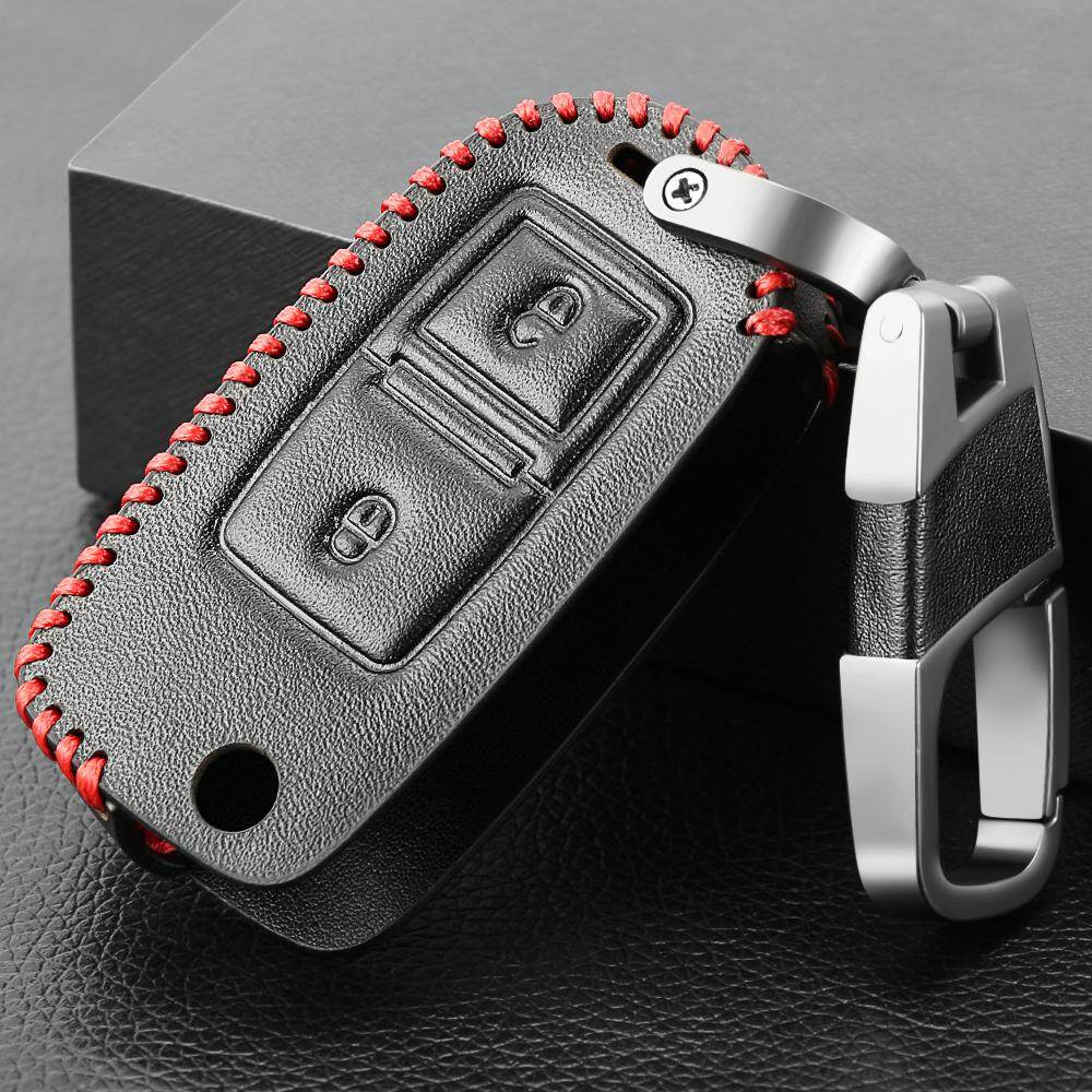 2 Button Leather Remote Car Key Cover Case For Vw.For Volkswagen Golf Bora Jetta. Seat Altea Alhambra Ibiza Polo T5 Passat