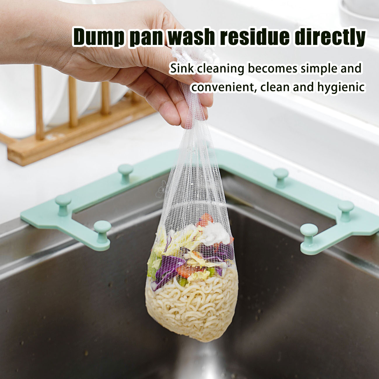 CNMF PP Durable Draining Hanging Storage Filter Sink Kitchen Utensils