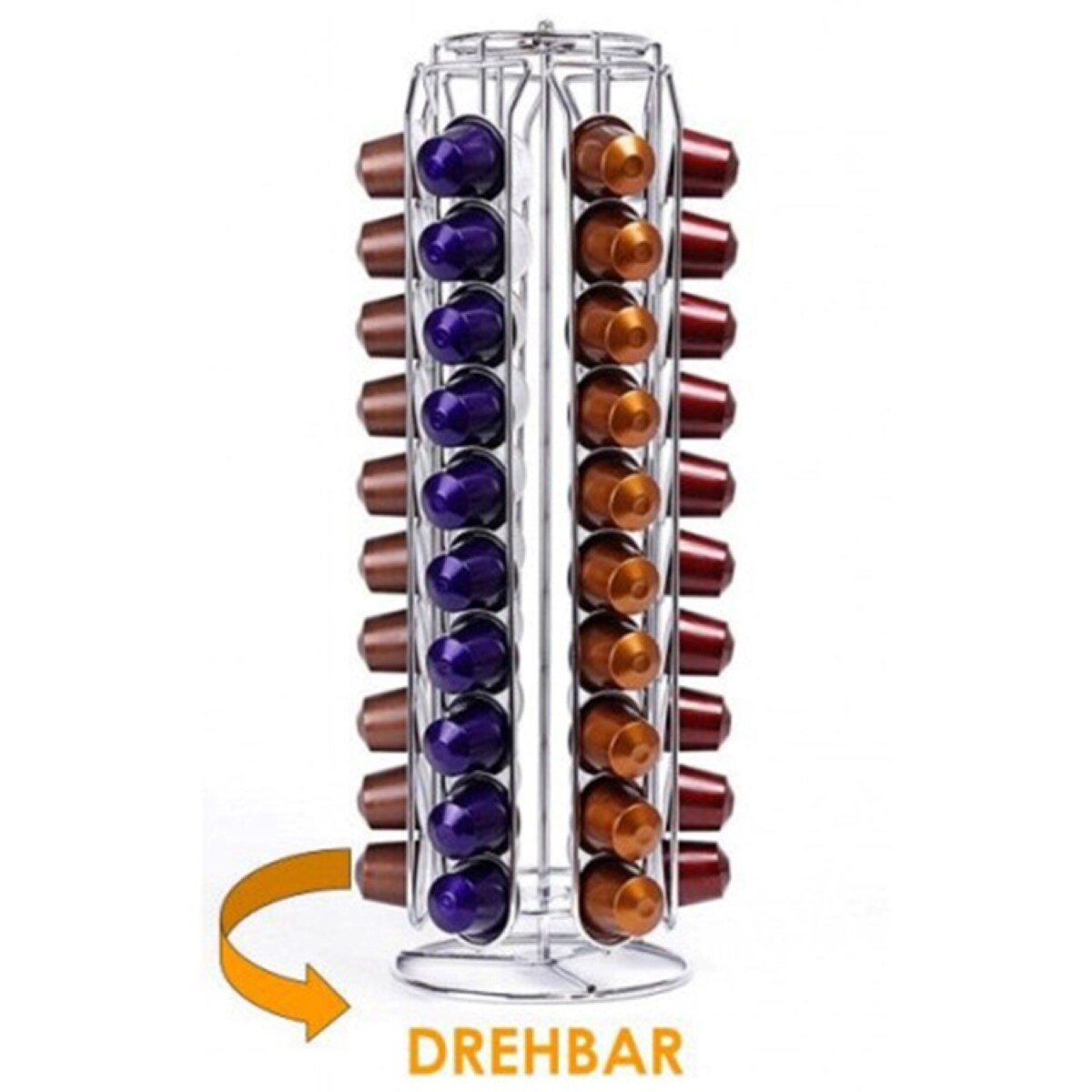 {hot} nespresso classic coffee capsule rack desktop storage organizer 60pcs