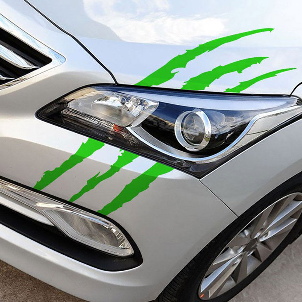 Funny Claw Scratch Stripe Phản Quang Xe Đèn Pha Decal Sticker Trang Trí