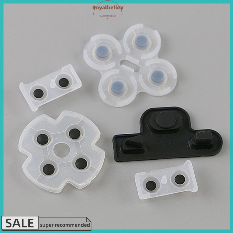【ROYALBELLEY】 5pcs/lot Conductive rubber pad button contacts gasket kit for PS3 controller