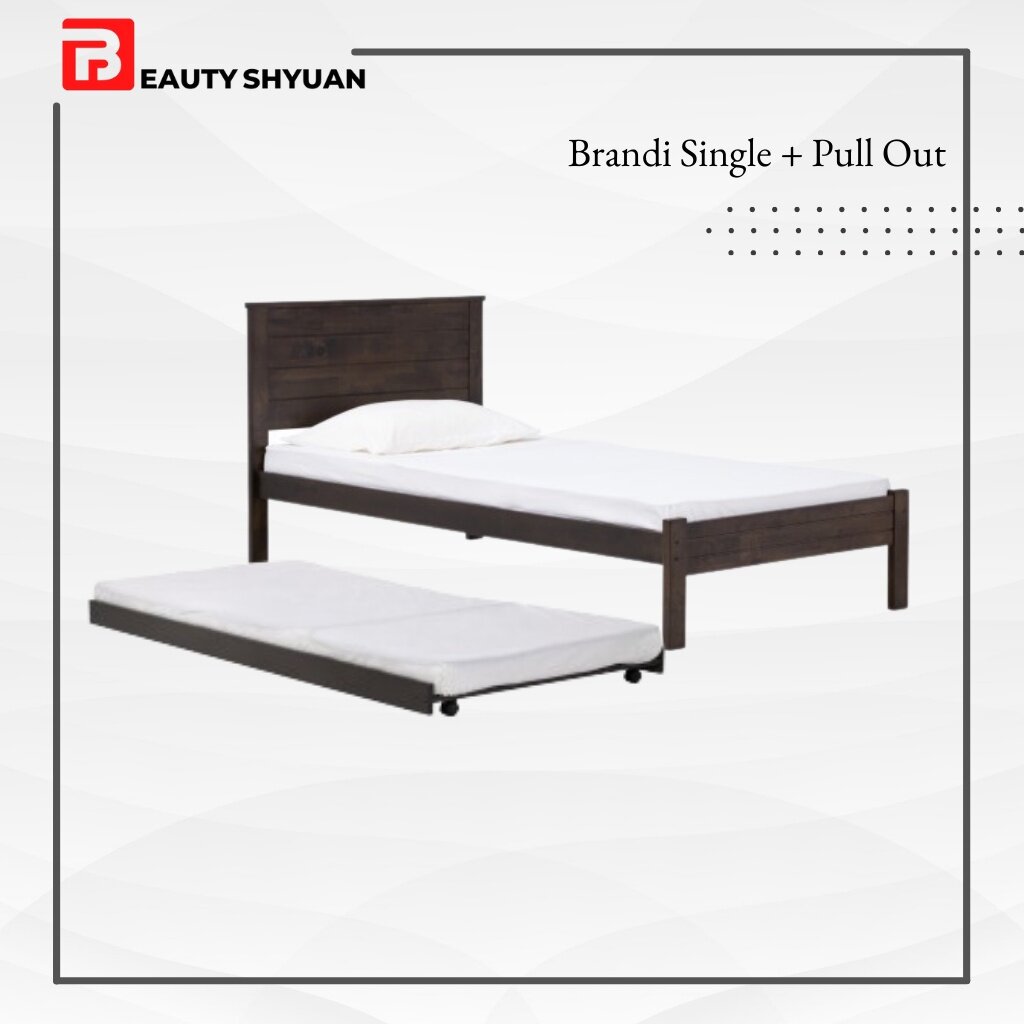 HADLEY Single Size Bed Frame Single Bed Frame Single Bed Pull Out Bed