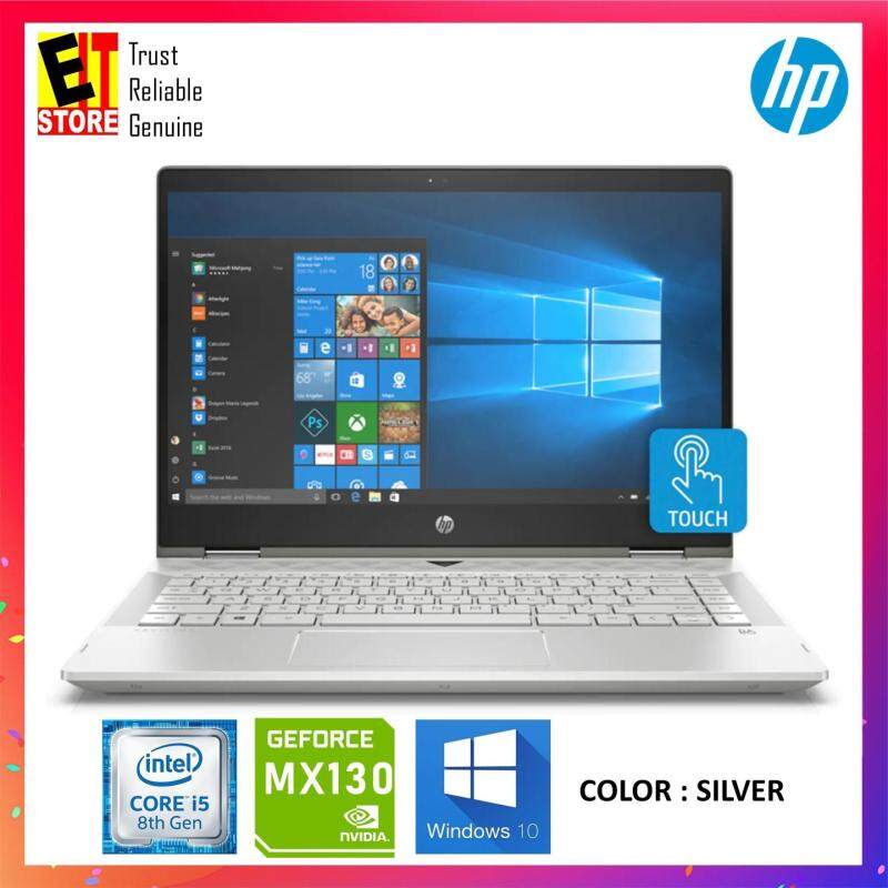 HP Pavilion x360 14-CD1015TX (5HV79PA) SILVER (I5-8265U/4GB/1TB HYBRID/2GB MX130/14/W10/NO ODDD/2YRS) Malaysia