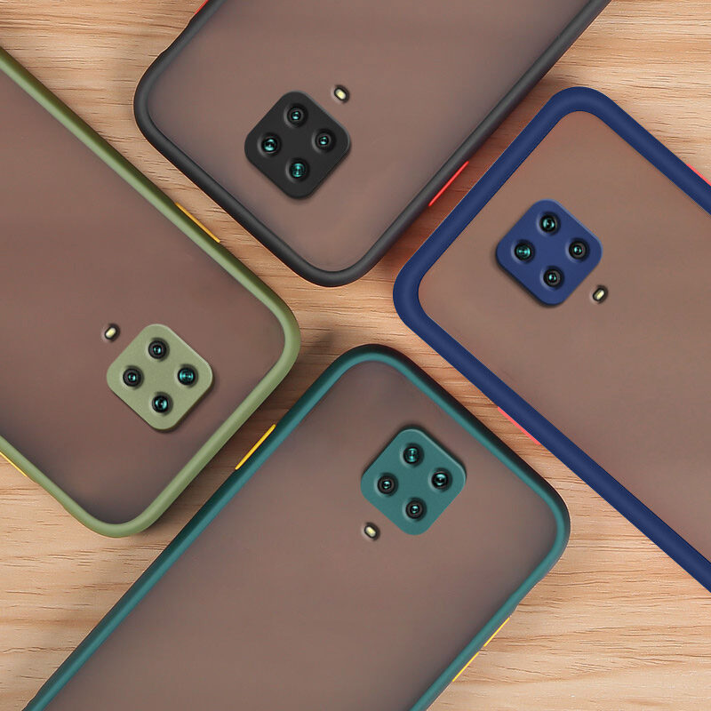YBD Precision camera protection case For Xiaomi Redmi Note 9 pro max 9s 9ro max Casing multiple colour Matte Hard PC Back Cover Shockproof Phone Case