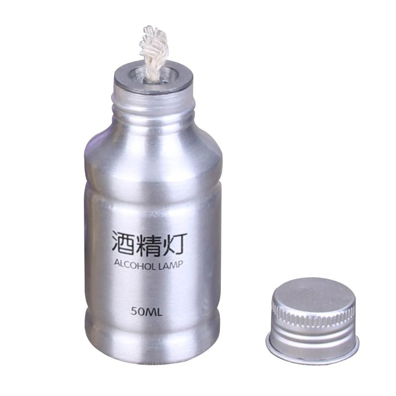 Portable Mini 50ml Aluminum Alloy Alcohol Burner Lamp Chemistry Lab Equipment Test Tube Heating Tool