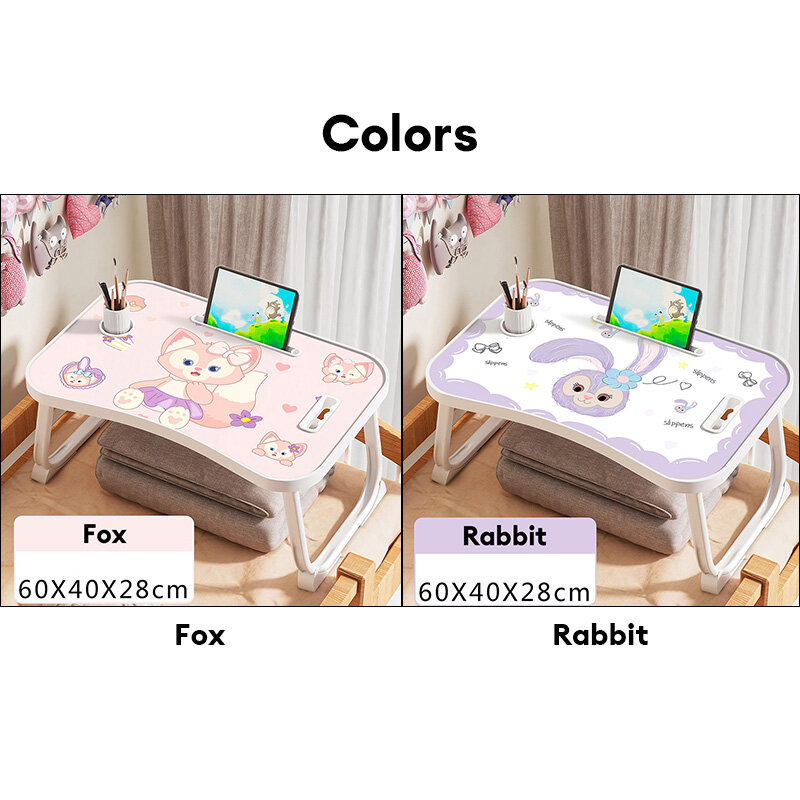 Folding table on the bed desk dormitory good learning table