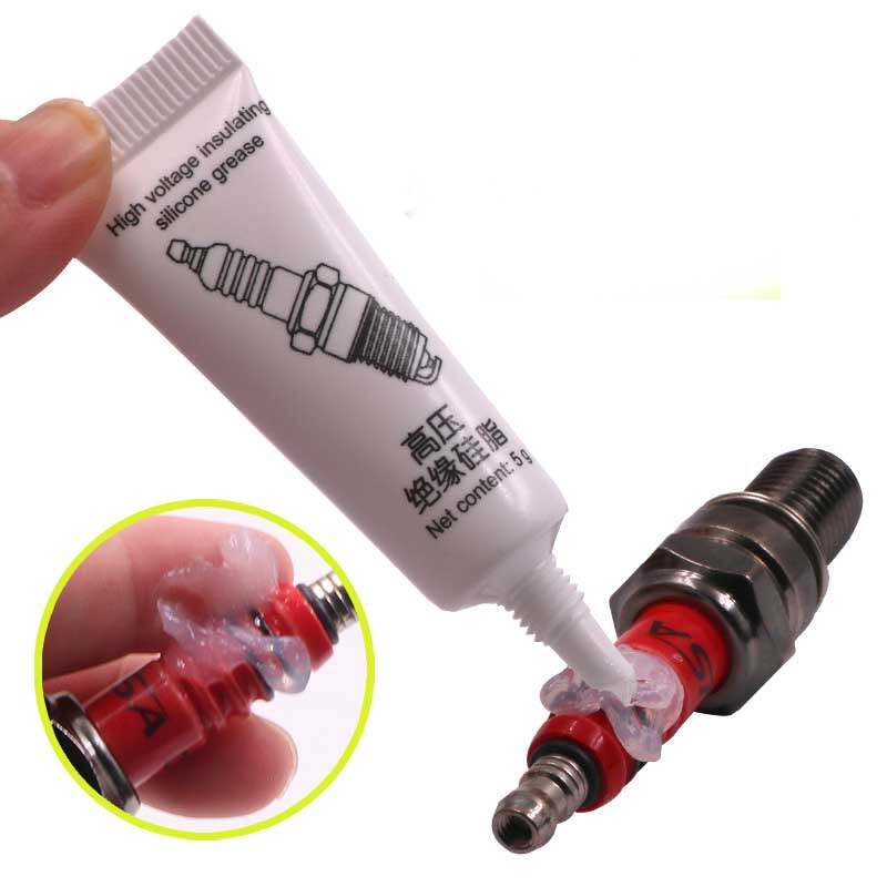 Automotive Spark Plug Insulating Silicone Grease Low Temperature Corrosion Resistance High Voltage Electrical Insulation Silicone Grease Car Spark Plug Protective Agent