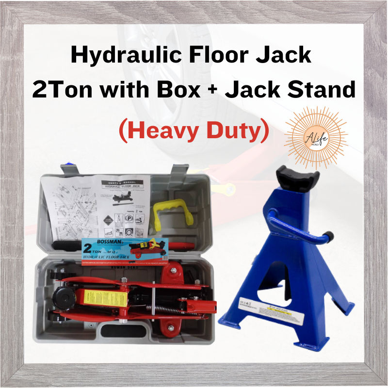 ALife World Bossman 2 Ton Portable Hydraulic Floor Jack Heavy Duty Car
