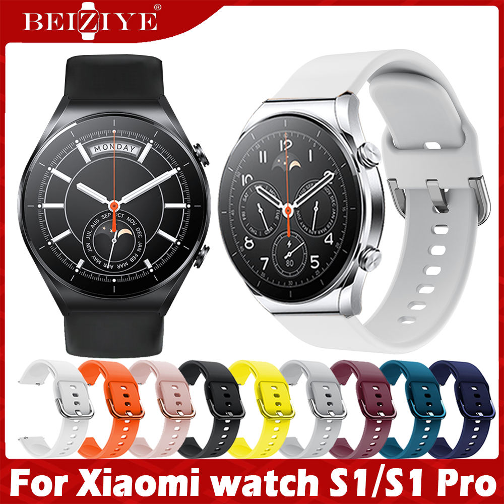 Dây đeo cổ tay bằng silicon Cho đồng hồ Xiaomi watch S1 Dây đeo đồng hồ thông minh S1 active Dây đeo đồng hồ Xiaomi S1 Pro Dây đeo bằng silicon Dây đeo đồng hồ thông minh Vòng đeo tay thể thao Phụ kiện dây đeo đồng hồ thay thế