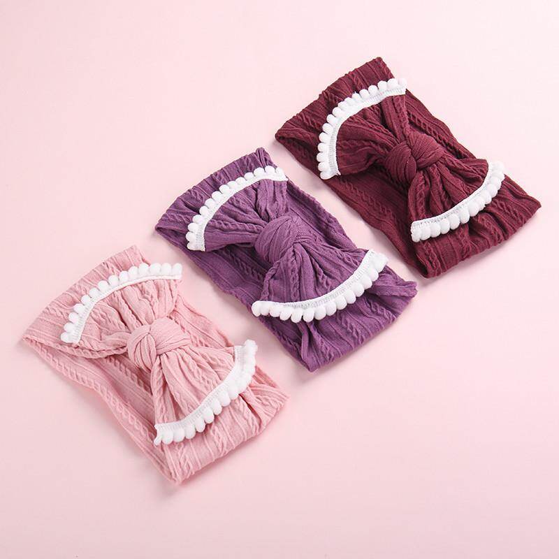 Flower Knot Baby Headband Turban Elastic Kids newborn Girl bows Hair Bands For Girls Baby Hair Accessories