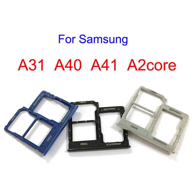 Khay Đựng Thẻ SIM Cho Samsung Galaxy A31 A41 A40 A2 Core