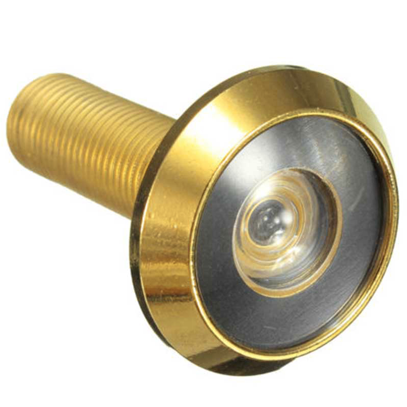 BOKALI 1 Cái Điều Chỉnh Góc Rộng 180 Độ Mắt Thần Gắn Cửa Đồng Thau Phạm Vi Nhìn Trộm An Ninh Gia Đình