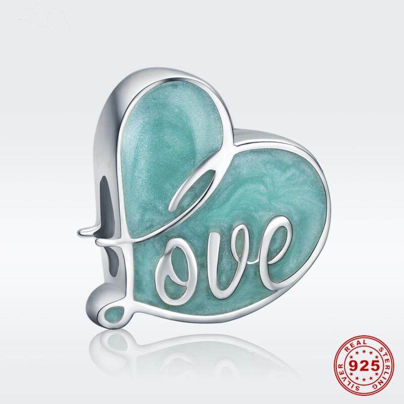 925 pure silver jewelry ocean heart series can be made bracelets & necklaces