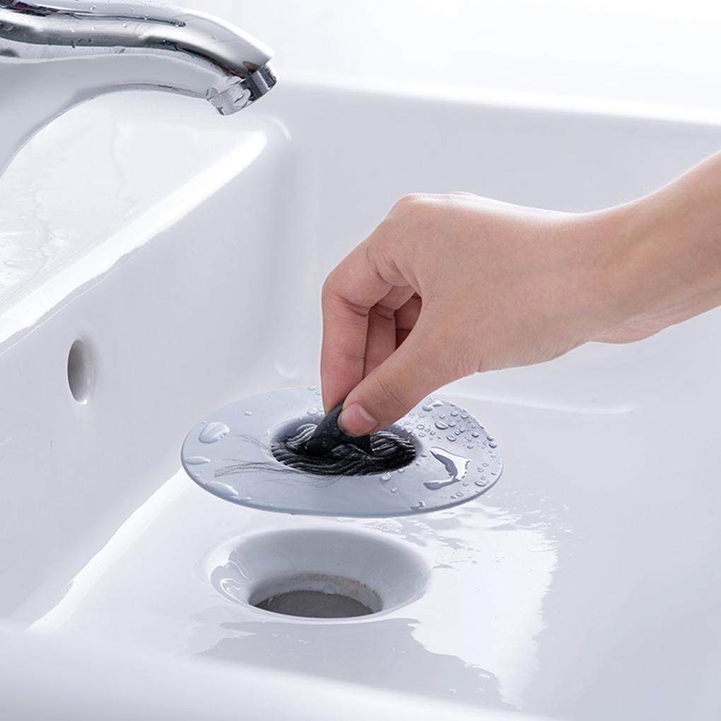 Silicone Tpr Grips Sink Mesh Strainer Hair Catcher Stopper Protector Cover Bathroom Shower By Gtr99