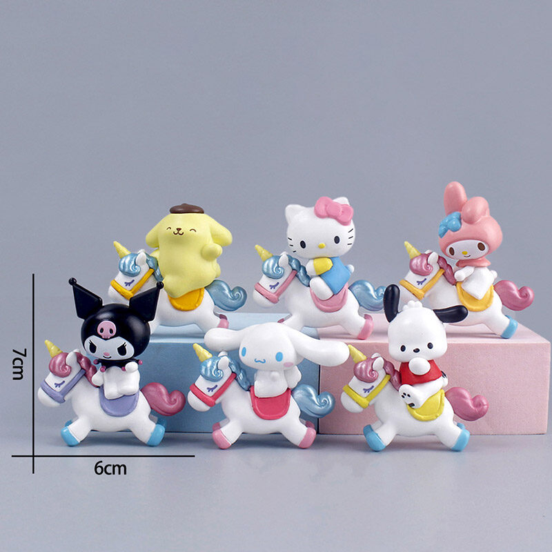 HS Sanrio hand-made gashapon doll cake decoration