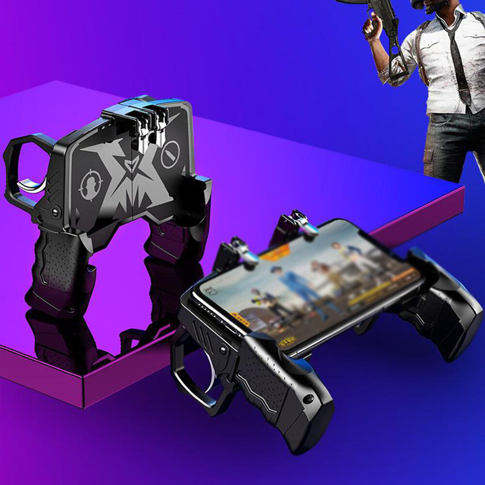 Dụng cụ điều khiển trò chơi điện thoại di động pubg di động điều khiển cần điều khiển chơi game từ xa Grip cho 4.7-6.5 "Apple IOS Android Phụ kiện điện thoại