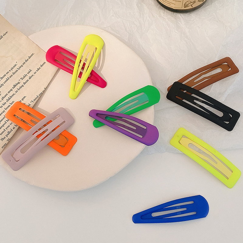[ACC]Simple Cute Color Bangs Metal Hairpin