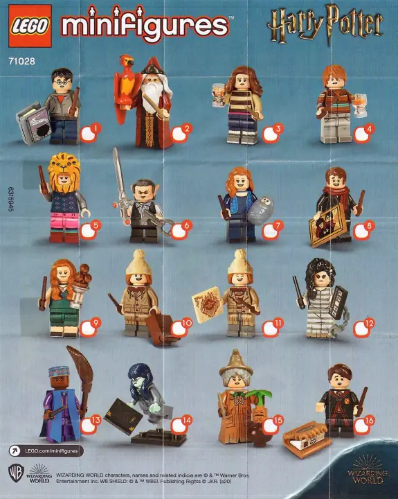 Lego Harry Potter Minifigures 60 Pack 