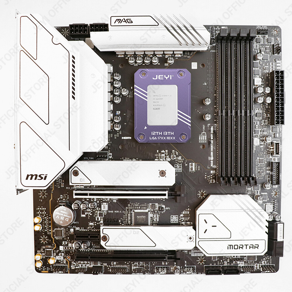 Jeyi LGA17XX-BCF Intel 12th 13th CPU uốn Correction khung CPU nhôm cố định backplane bộ làm mát CPU trên intels lga1700 nền tảng
