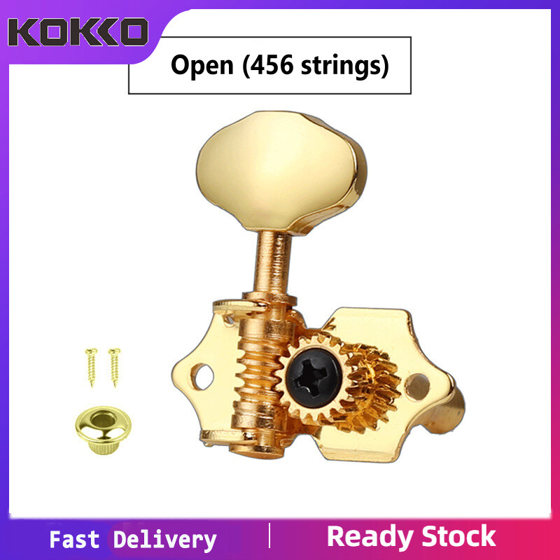 Acoustic Guitar String Tuning Pegs Kit With Screw Ferrule Universal Tuners Open Tuning Standard Accessories