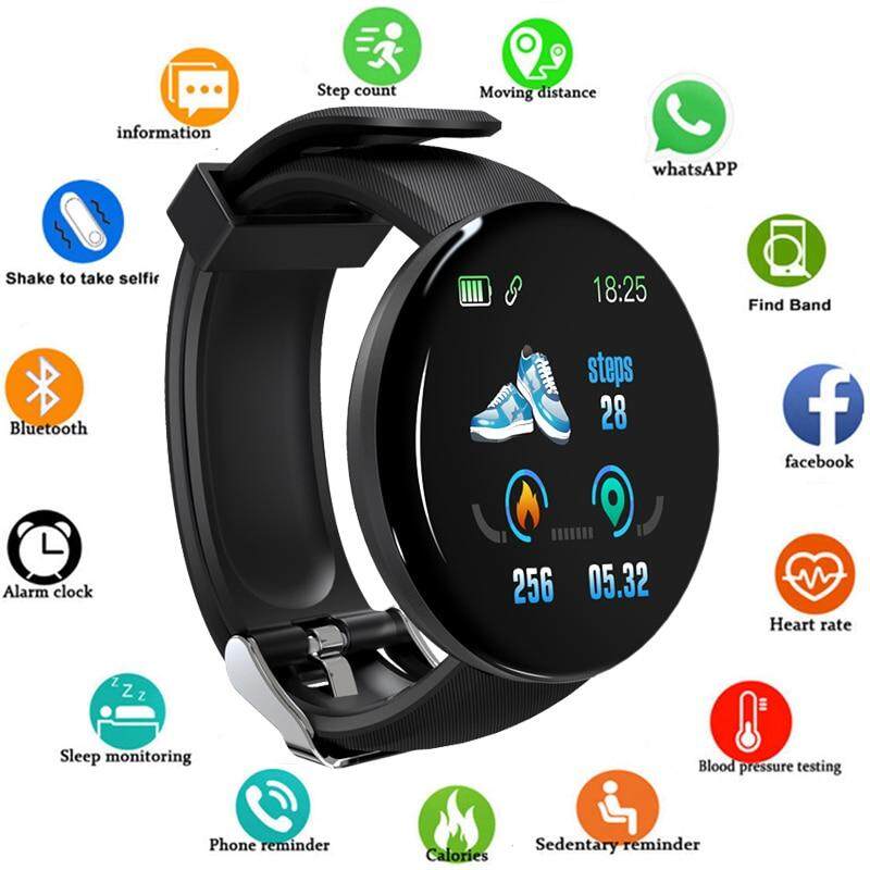 2021 New Smart Watch Men Blood Pressure Round Bluetooth Smartwatch