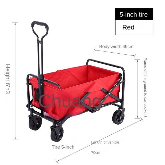 Outdoor Carts Picnic Camping Folding Trolley Camp Car Photography
