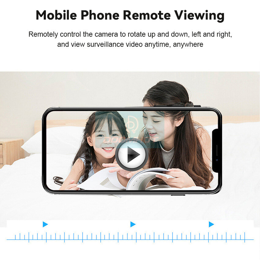 DoomHot Wireless Camera WiFi Security Camera Motion Detection Surveillance Light Bulb Camera Night Vision Mobile Detection Recorder Camera Super Monitor HD Camera Mini IP WiFi Camera