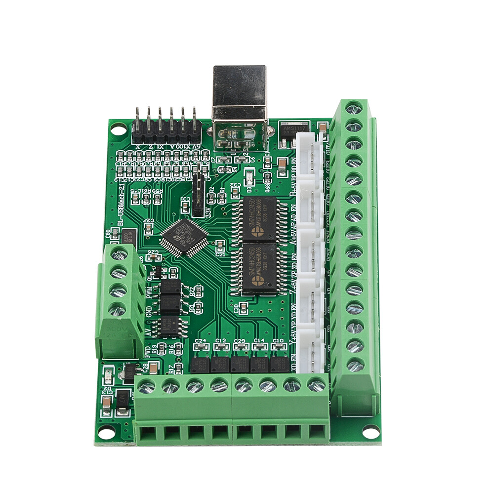 diymore MACH3 V2.1 Five-axis Engraving Machine Motherboard CNC Motion Control Card 5-axis Stepper Motor Drive Interface Board