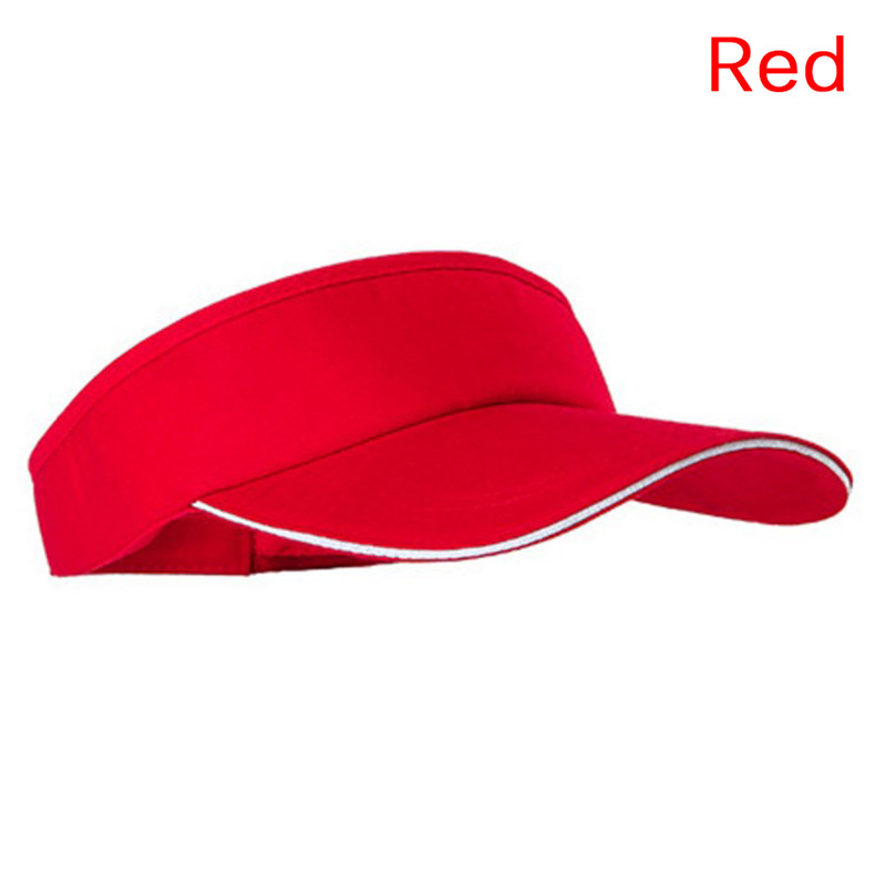 Adjustable Unisex Men Women Plain Sun Visor Sport Golf Tennis Breathable Cap Hat