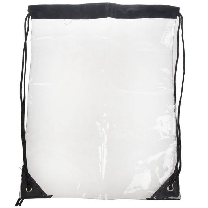 clear vinyl drawstring bags