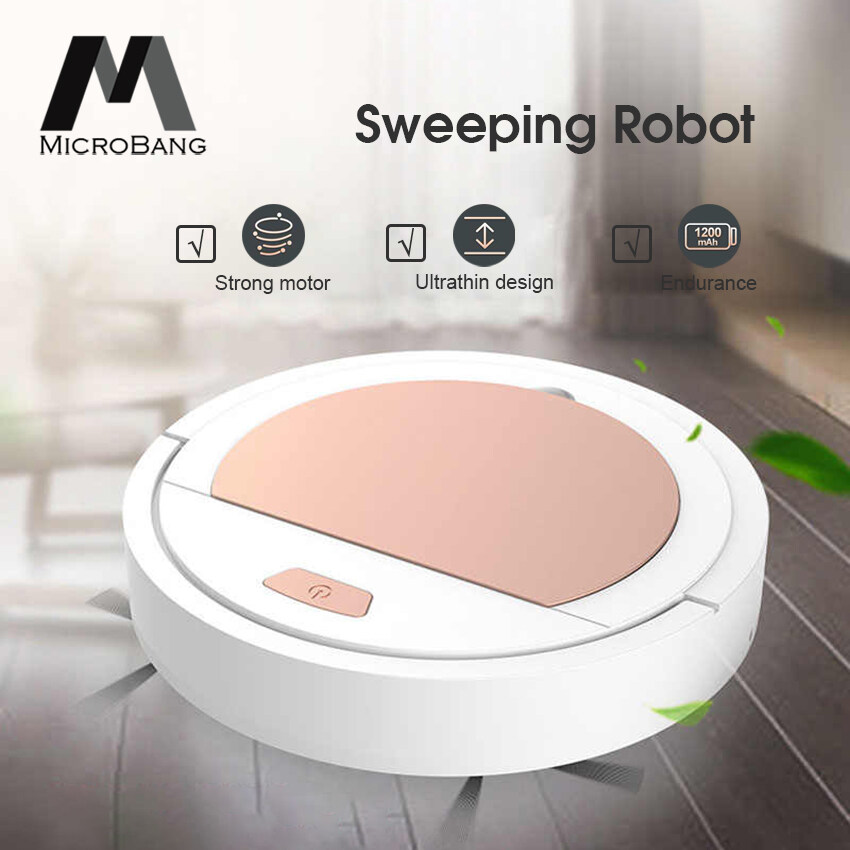 MicroBang Robotic Vacuum Cleaner Smart Sweeper Robot Multifunctional 3 in 1 Sweeping Robot Ultra-thin Household Cordless Vacuum Cleaners Low Noise Robot Vacuum Cleaner MicroBang Robotic Vacuum Cleaner Smart Sweeper Robot Multifunctional 3 in 1 Sweeping Robot Ultra-thin Household Cordless Vacuum Cleaners Low Noise Robot Vacuum Cleaner