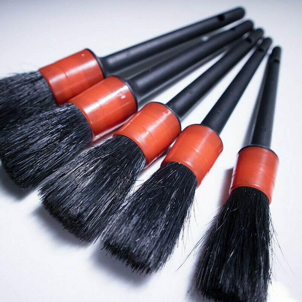 Cleaning Brush Black Car Detailing Multi-function Replacement Screw Brushes